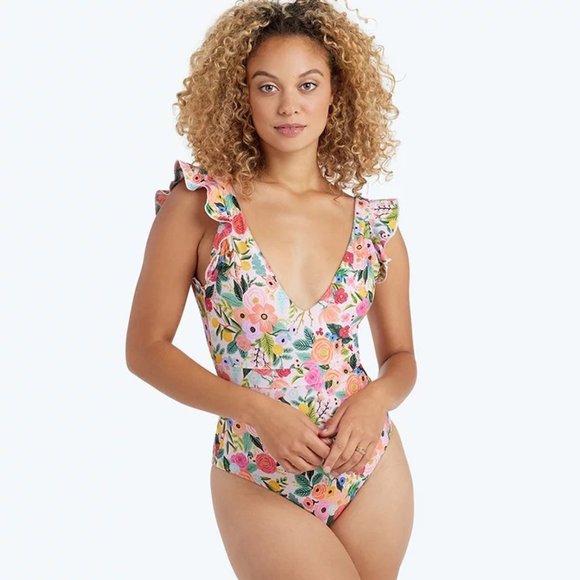Other - Summersalt Ruffle Backflip in Garden Party (Rifle Paper Co Collab) - Size 8